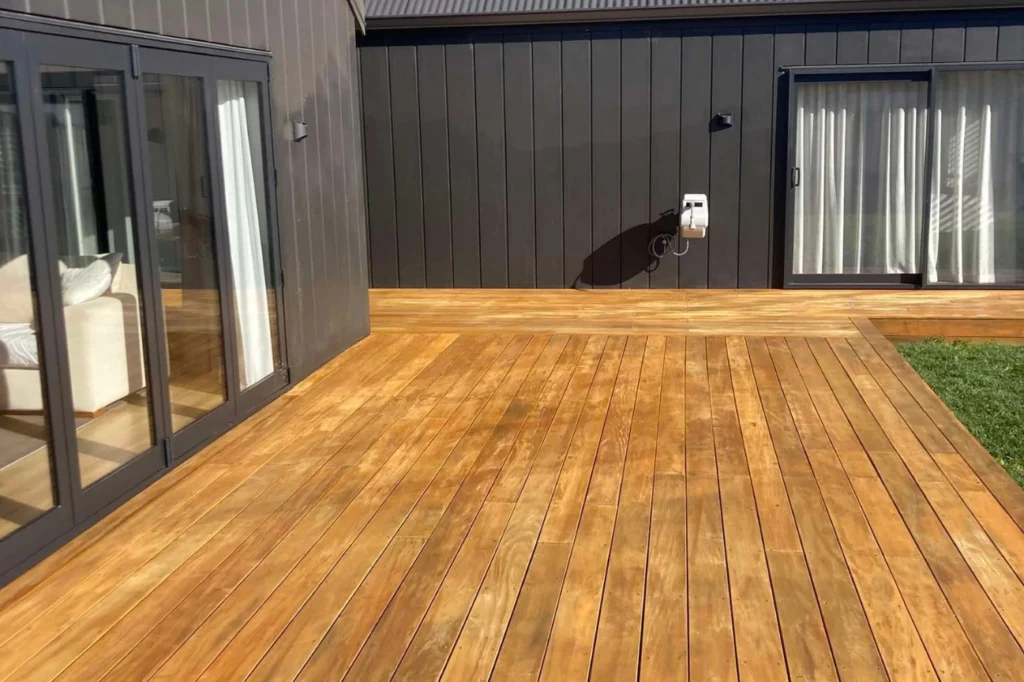 Light timber decks designed by Deck Builders Taupo, showcasing quality craftsmanship and timeless outdoor appeal.