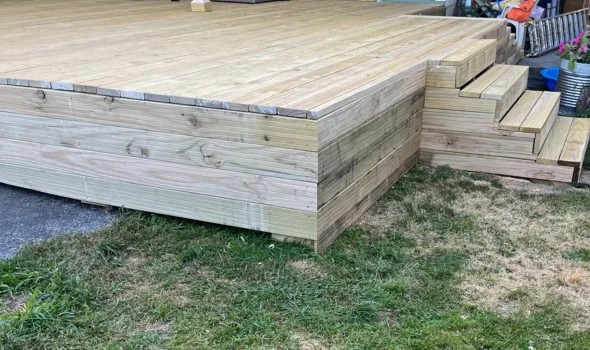 Floating Decks By Deck Builders Taupo With Protection Against Rot Floating decks built by Deck Builders Taupo, offering strong protection against rot and long-term damage.